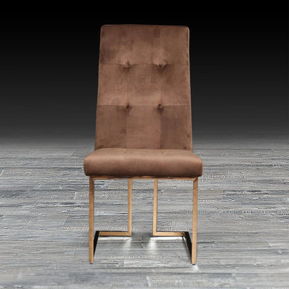 Cameron Rose Gold Elegant Dining Chair
