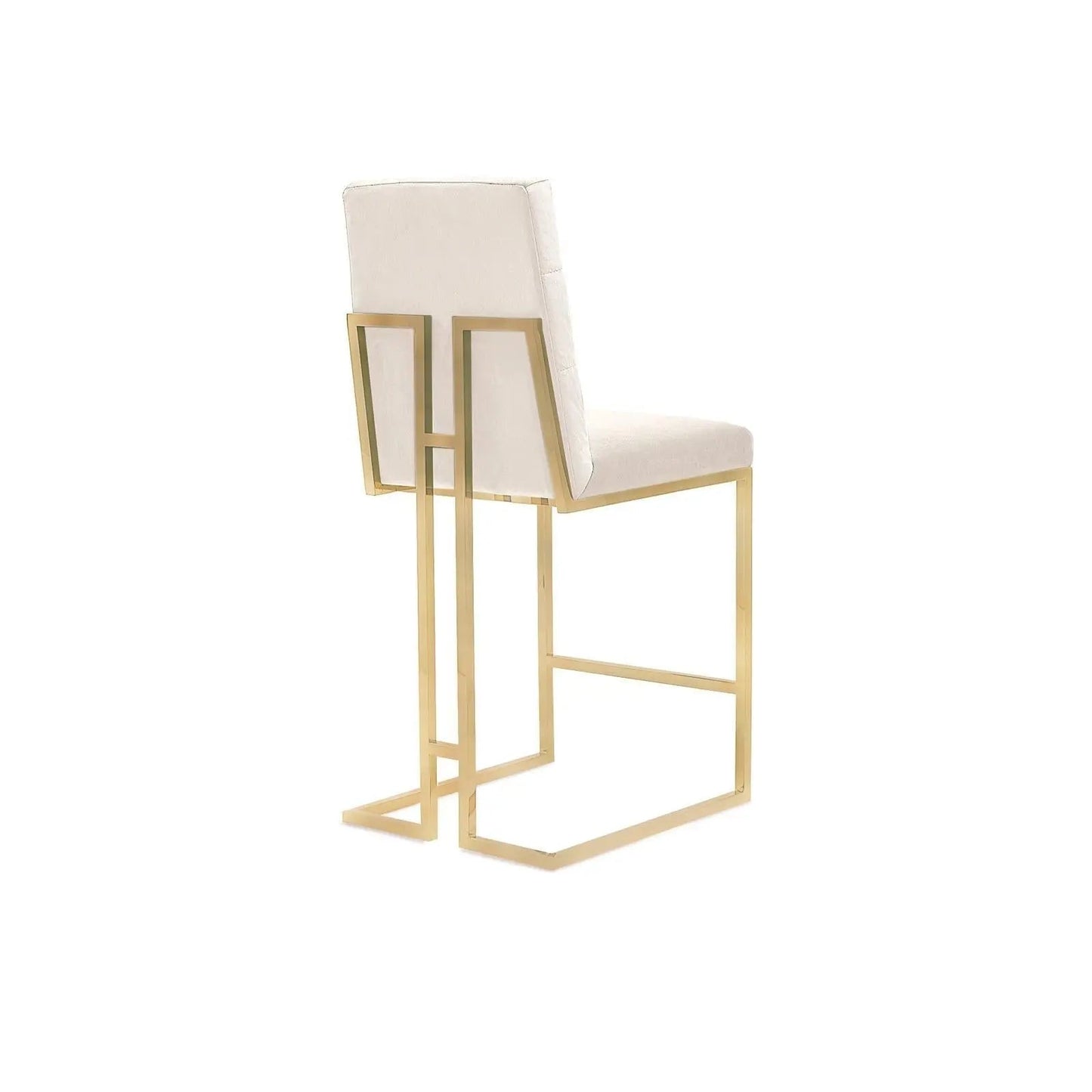 Cameron Counter Stool – Brushed Gold Edition