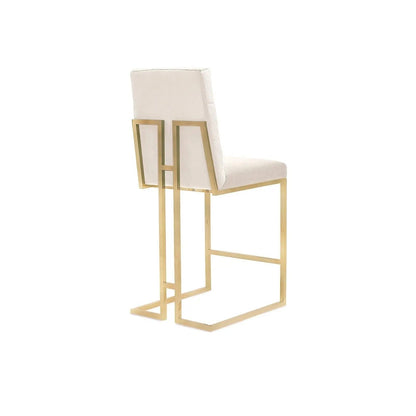 Cameron Counter Stool – Brushed Gold Edition