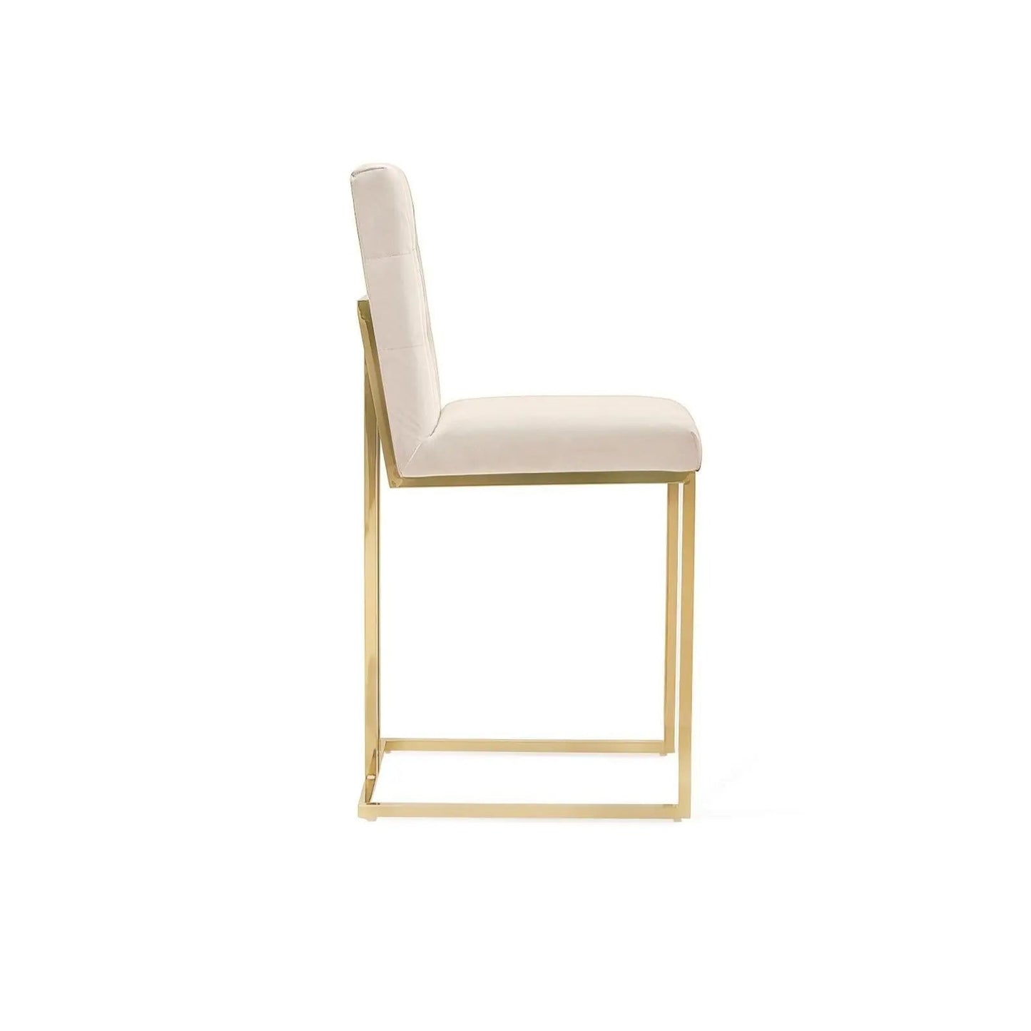 Cameron Counter Stool – Brushed Gold Edition