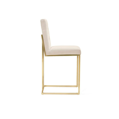 Cameron Counter Stool – Brushed Gold Edition