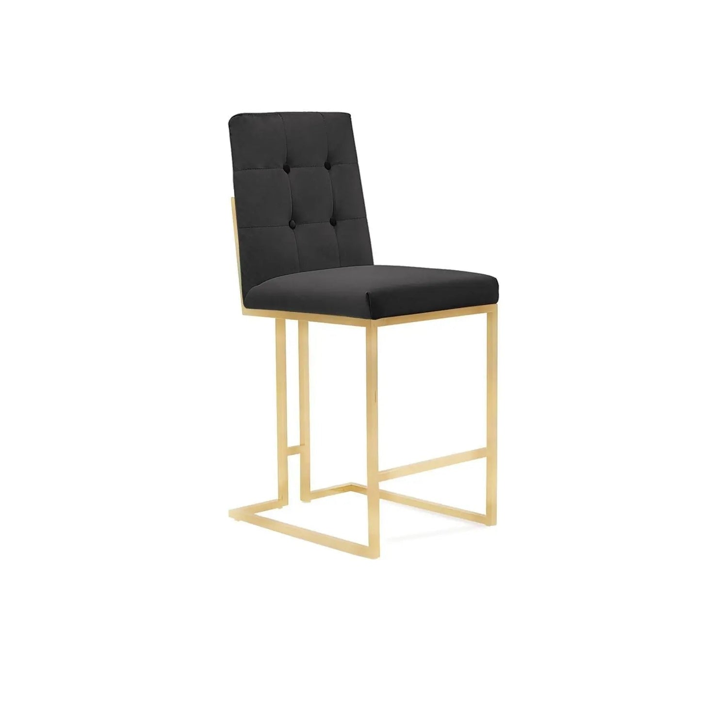 Cameron Counter Stool – Brushed Gold Edition