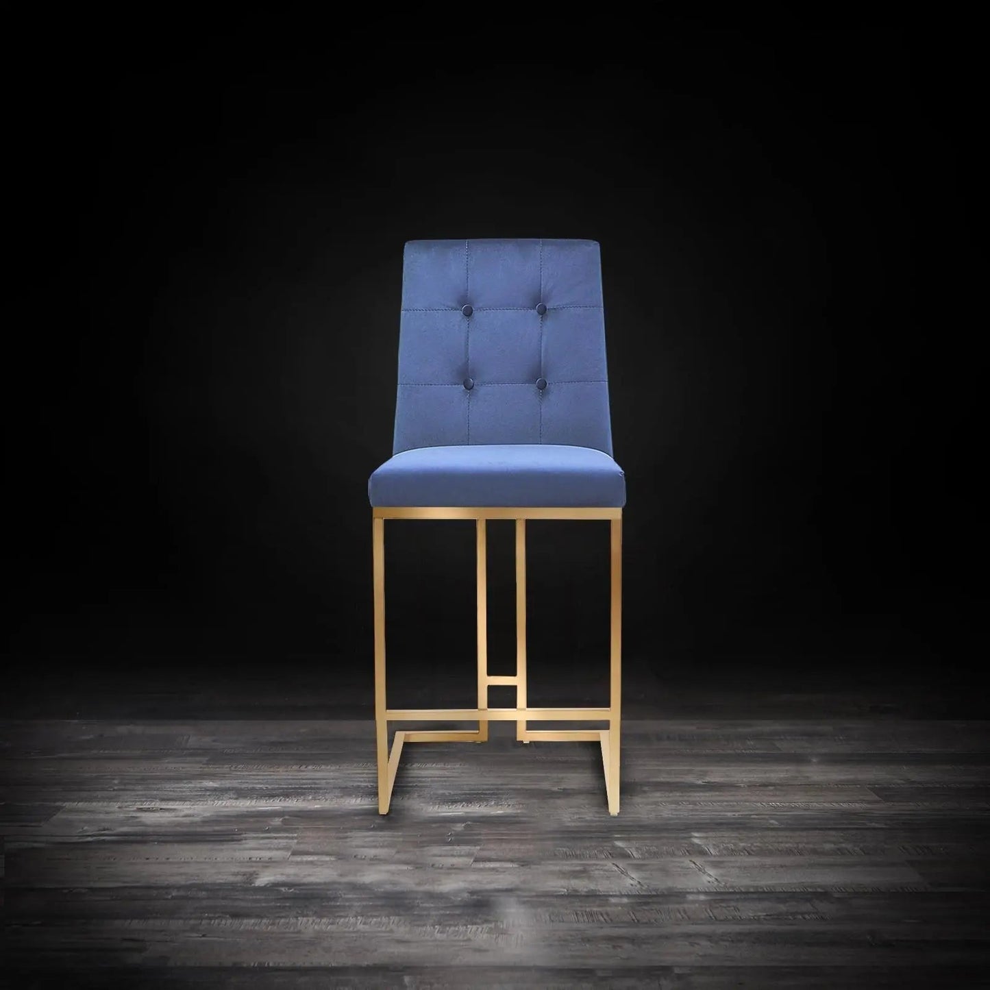 Cameron Counter Stool – Brushed Gold Edition