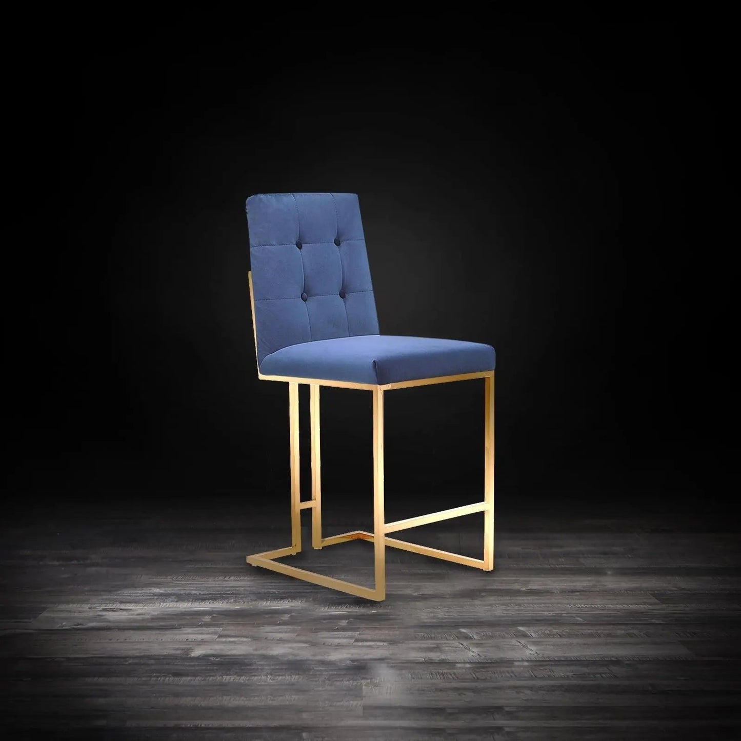 Cameron Counter Stool – Brushed Gold Edition