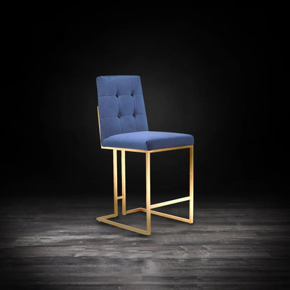 Cameron Counter Stool – Brushed Gold Edition