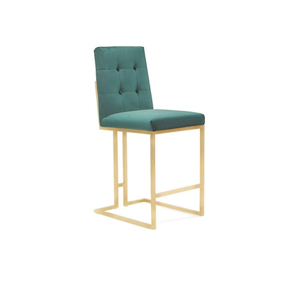 Cameron Counter Stool – Brushed Gold Edition