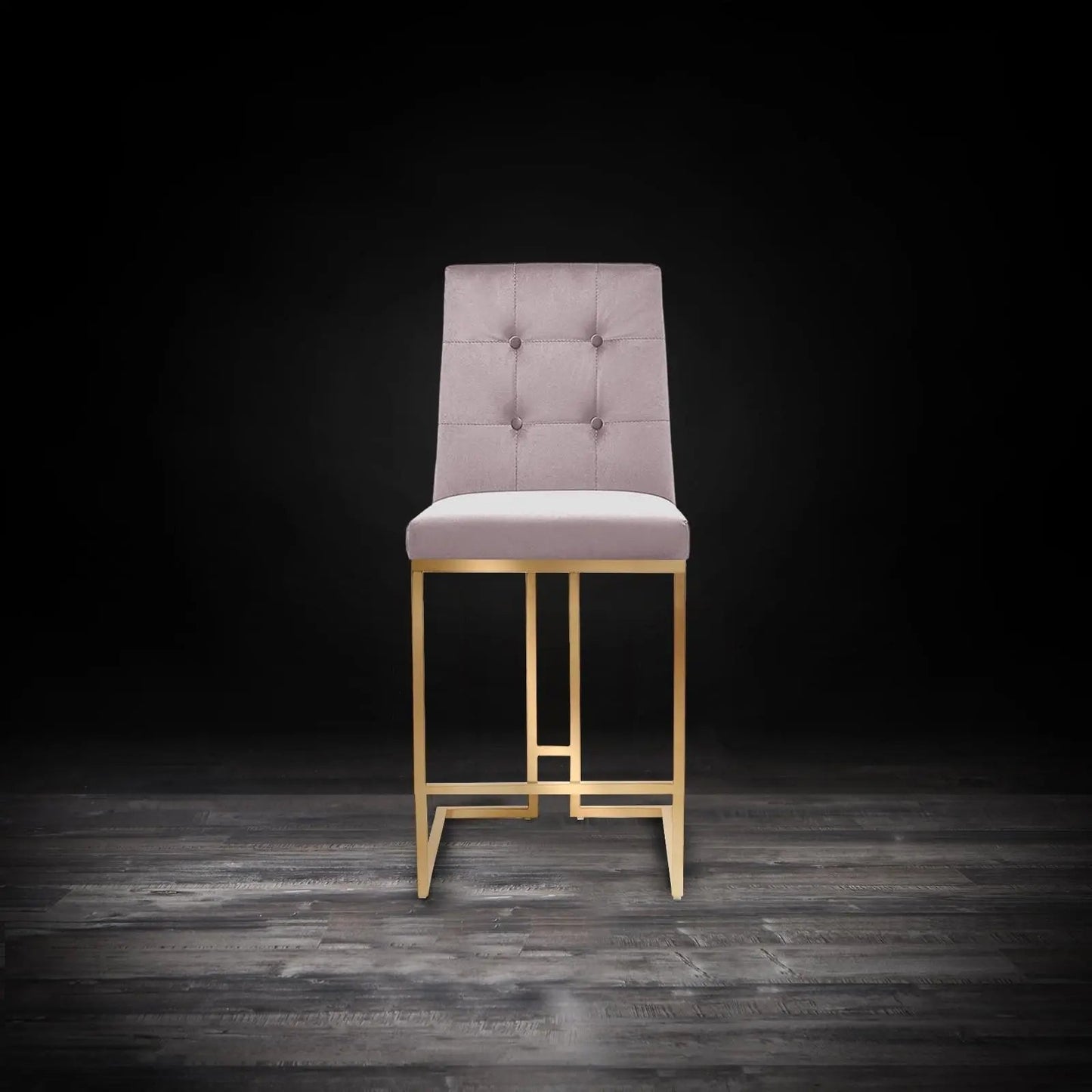 Cameron Counter Stool – Brushed Gold Edition