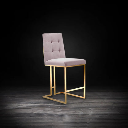 Cameron Counter Stool – Brushed Gold Edition