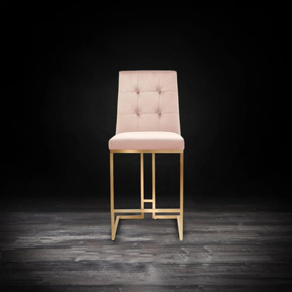 Cameron Counter Stool – Brushed Gold Edition