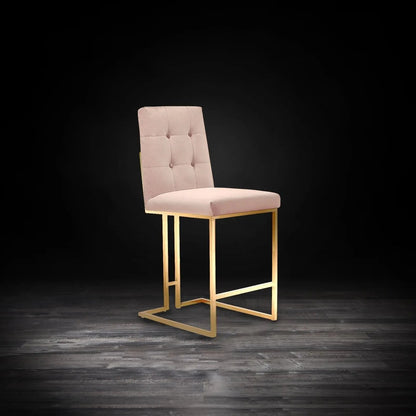 Cameron Counter Stool – Brushed Gold Edition