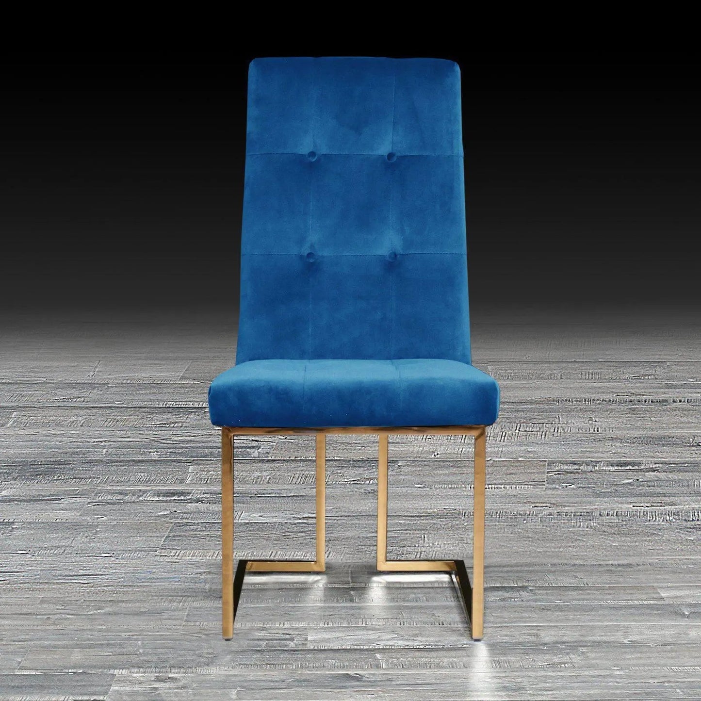 Cameron Titanium Gold Contemporary Dining Chair