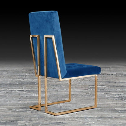 Cameron Titanium Gold Contemporary Dining Chair