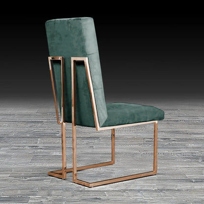 Cameron Rose Gold Elegant Dining Chair