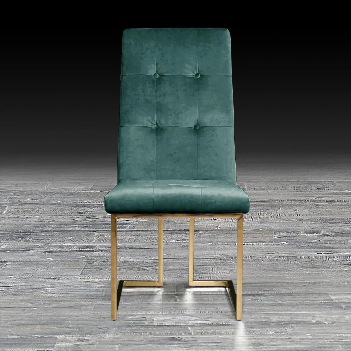 Cameron Titanium Gold Contemporary Dining Chair