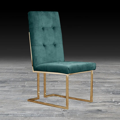 Cameron Titanium Gold Contemporary Dining Chair