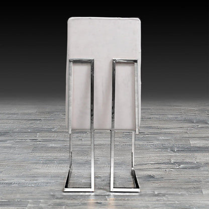Cameron Polished Silver Dining Chair