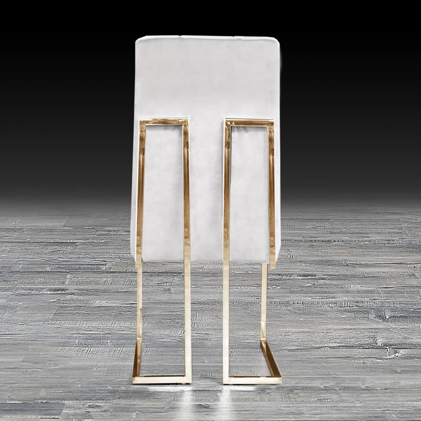 Cameron Titanium Gold Contemporary Dining Chair