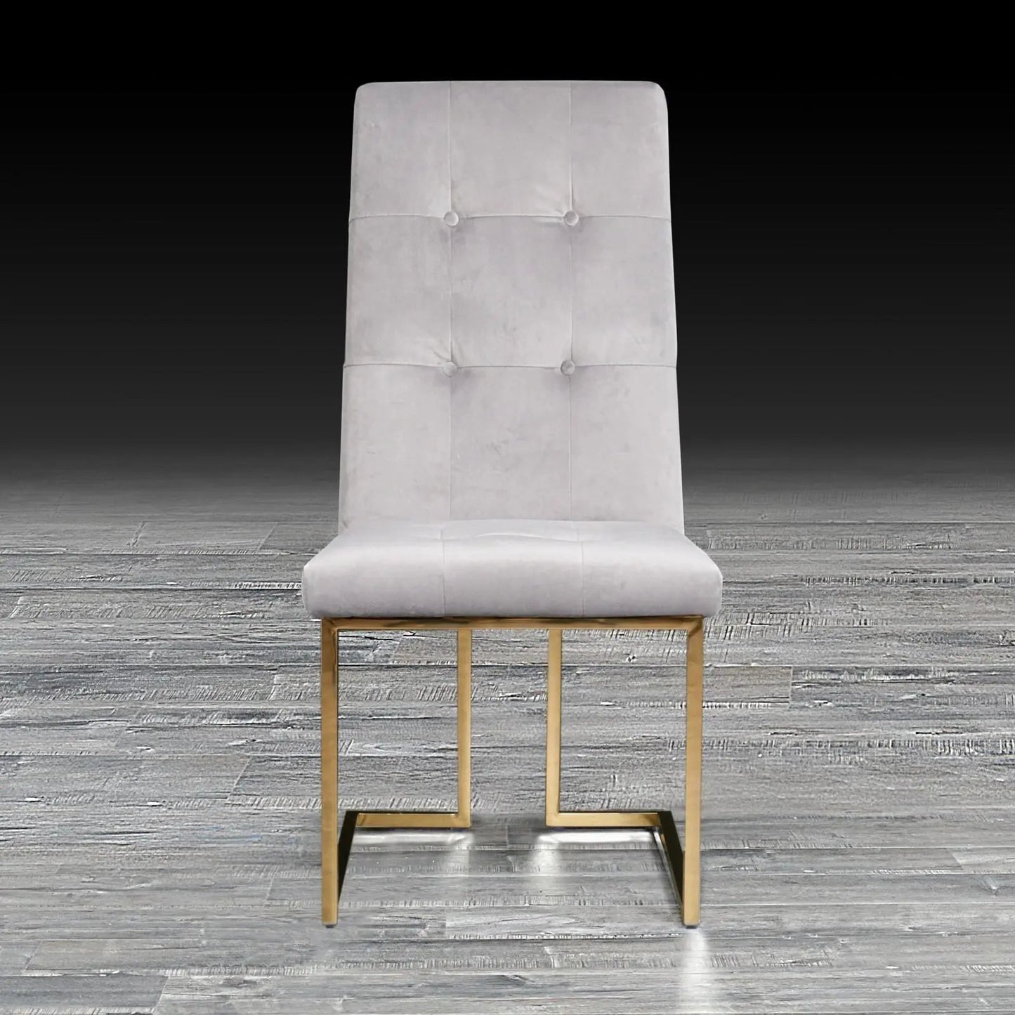Cameron Titanium Gold Contemporary Dining Chair