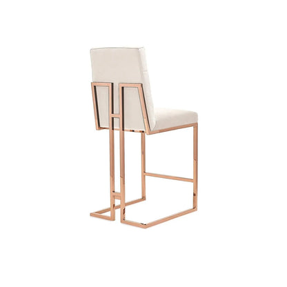 Cameron Counter Stool | Rose Gold Style