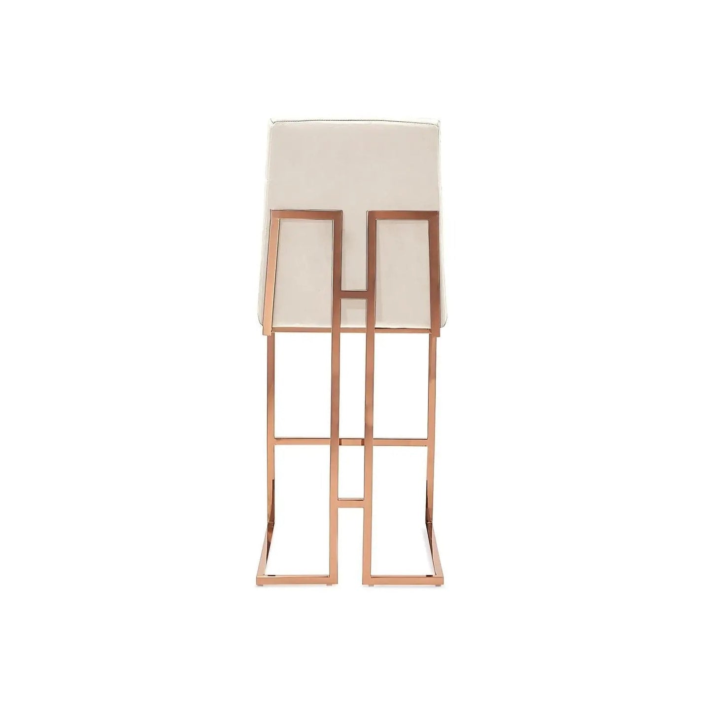 Cameron Bar Stool – Rose Gold Accent