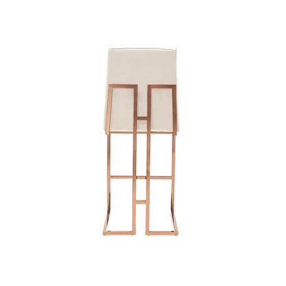 Cameron Bar Stool – Rose Gold Accent