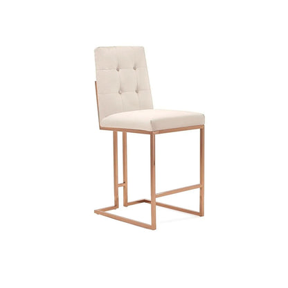 Cameron Counter Stool | Rose Gold Style
