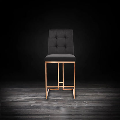 Cameron Counter Stool | Rose Gold Style