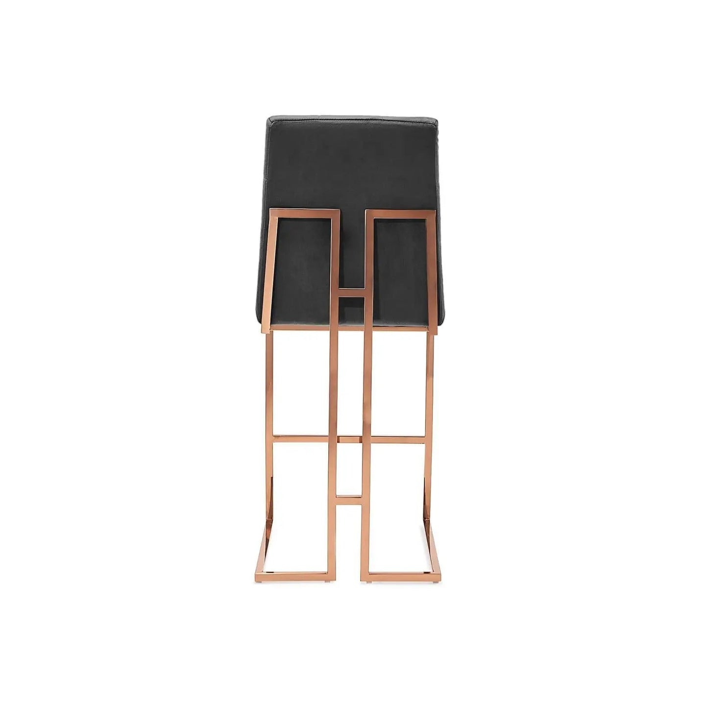 Cameron Bar Stool – Rose Gold Accent