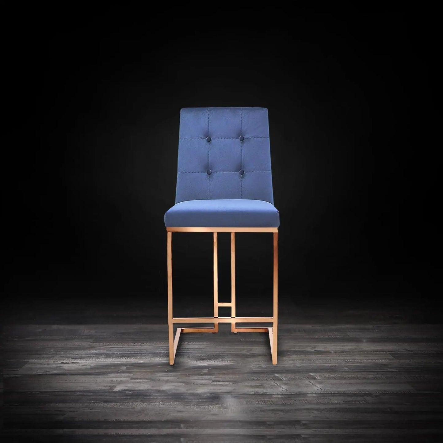 Cameron Counter Stool | Rose Gold Style