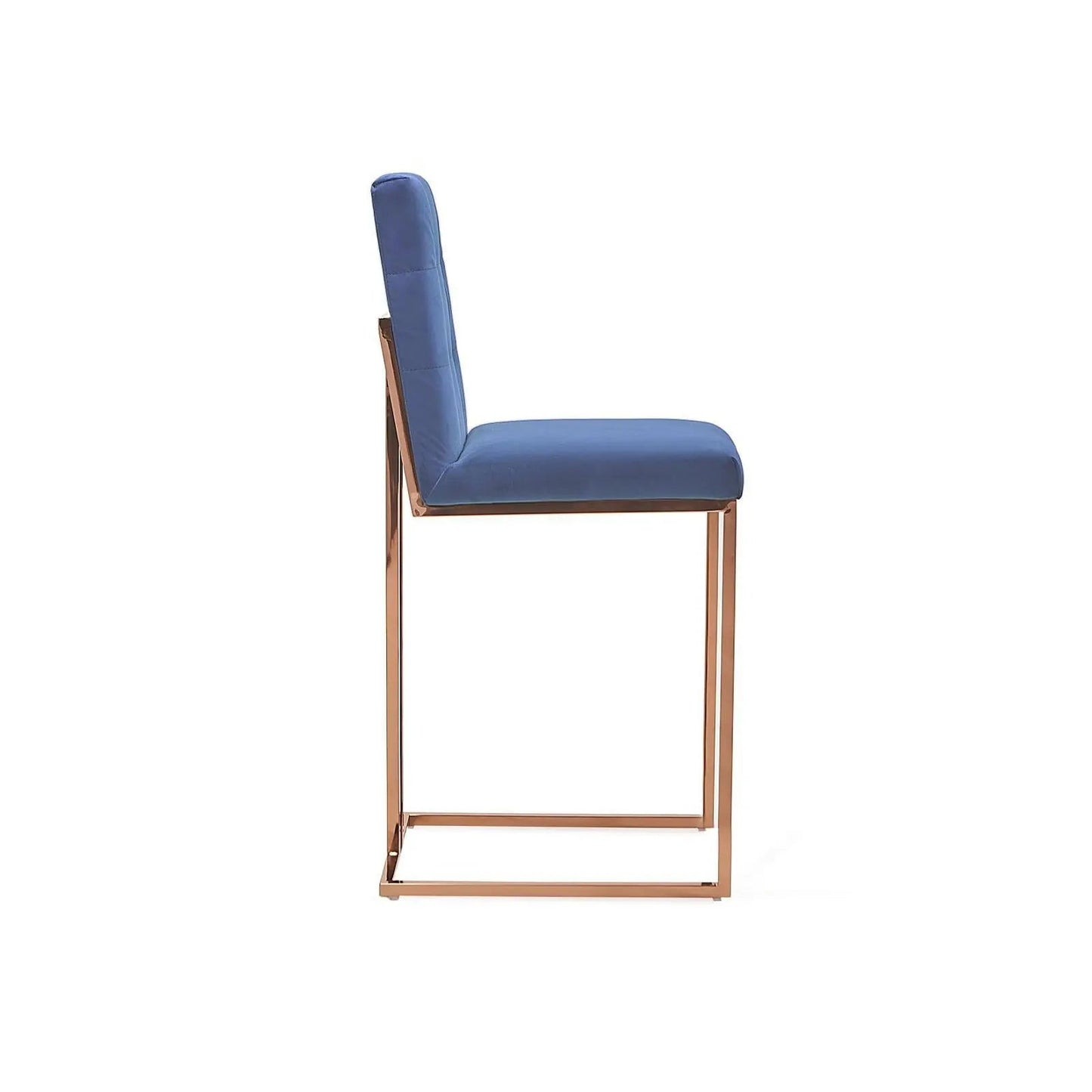 Cameron Bar Stool – Rose Gold Accent