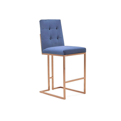Cameron Bar Stool – Rose Gold Accent