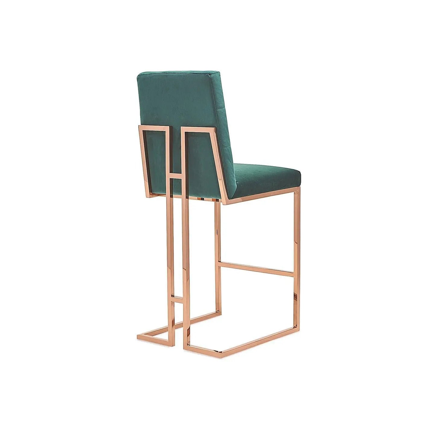 Cameron Bar Stool – Rose Gold Accent