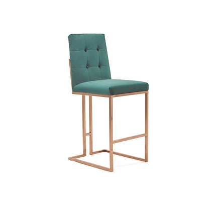 Cameron Bar Stool – Rose Gold Accent