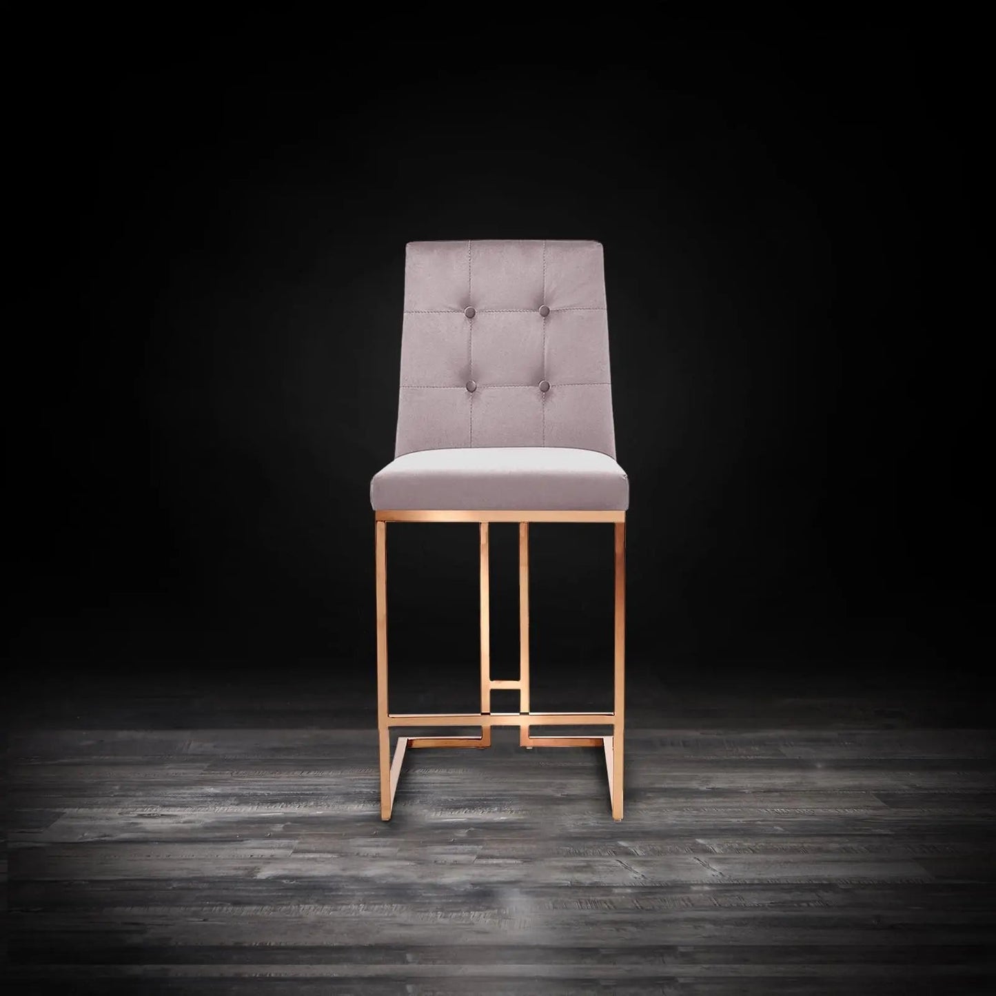 Cameron Counter Stool | Rose Gold Style