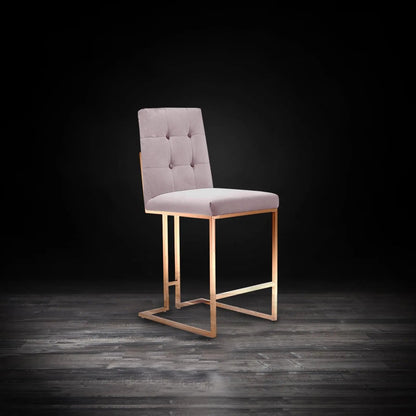 Cameron Counter Stool | Rose Gold Style