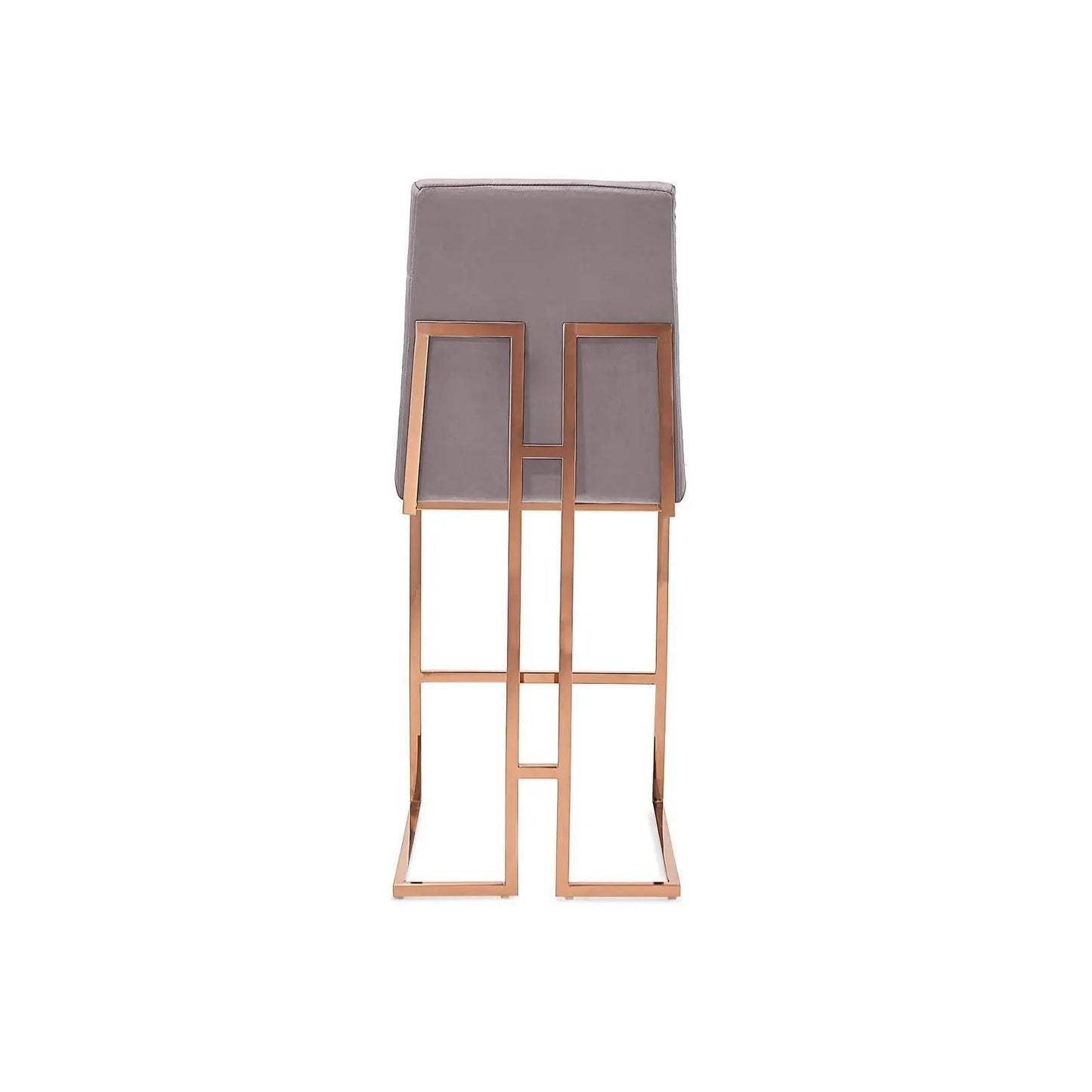 Cameron Bar Stool – Rose Gold Accent