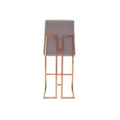 Cameron Bar Stool – Rose Gold Accent