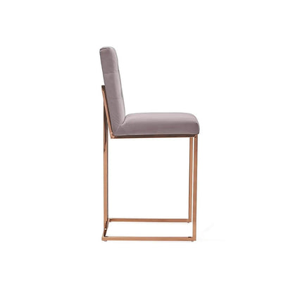 Cameron Bar Stool – Rose Gold Accent