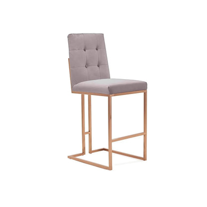 Cameron Bar Stool – Rose Gold Accent