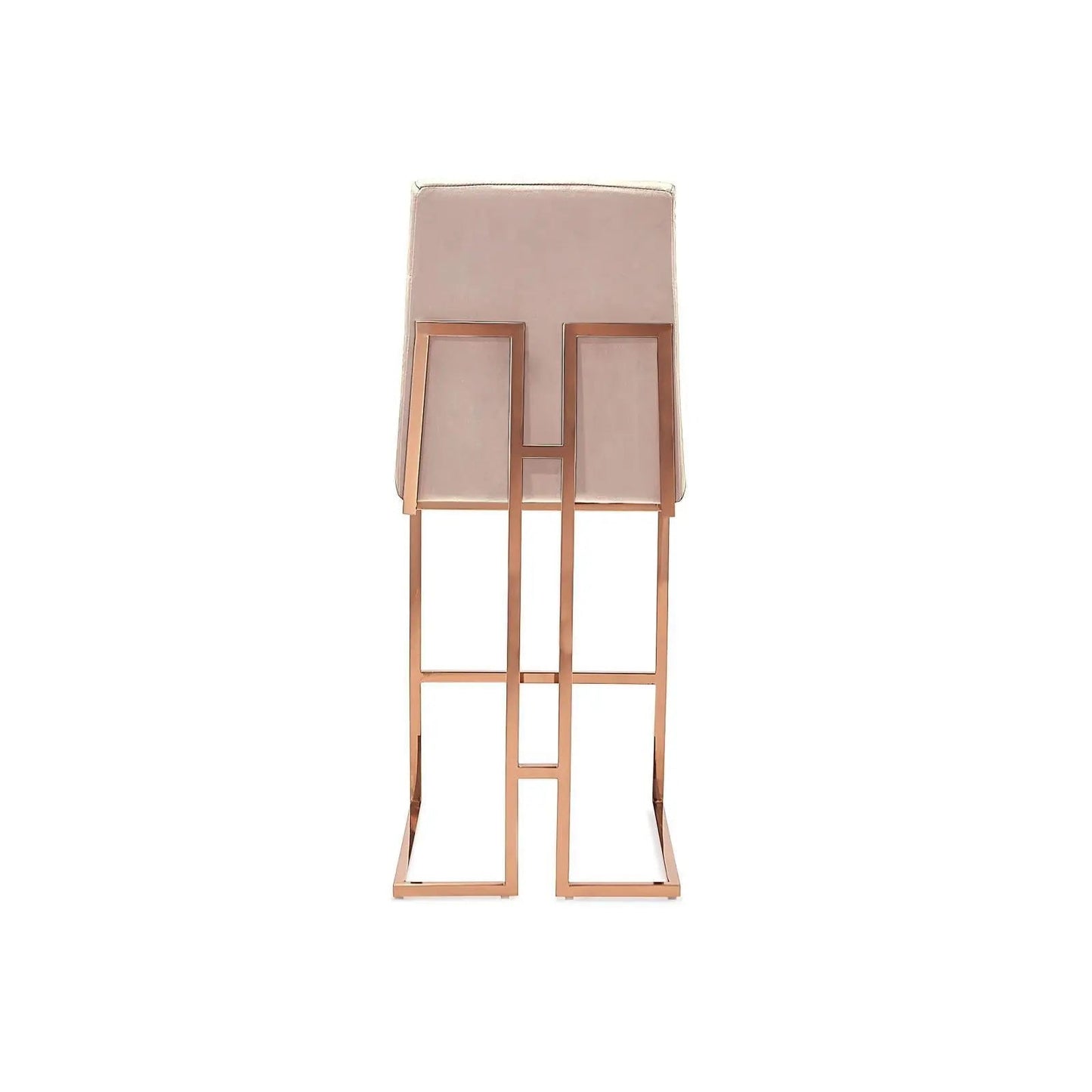 Cameron Bar Stool – Rose Gold Accent