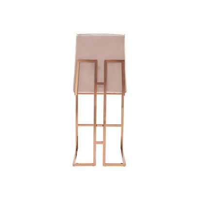 Cameron Bar Stool – Rose Gold Accent