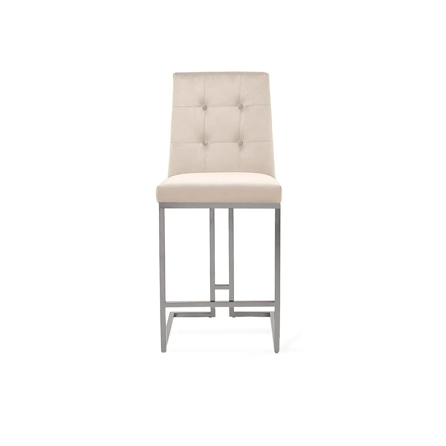 Cameron Silver Beige Counter Stool RG