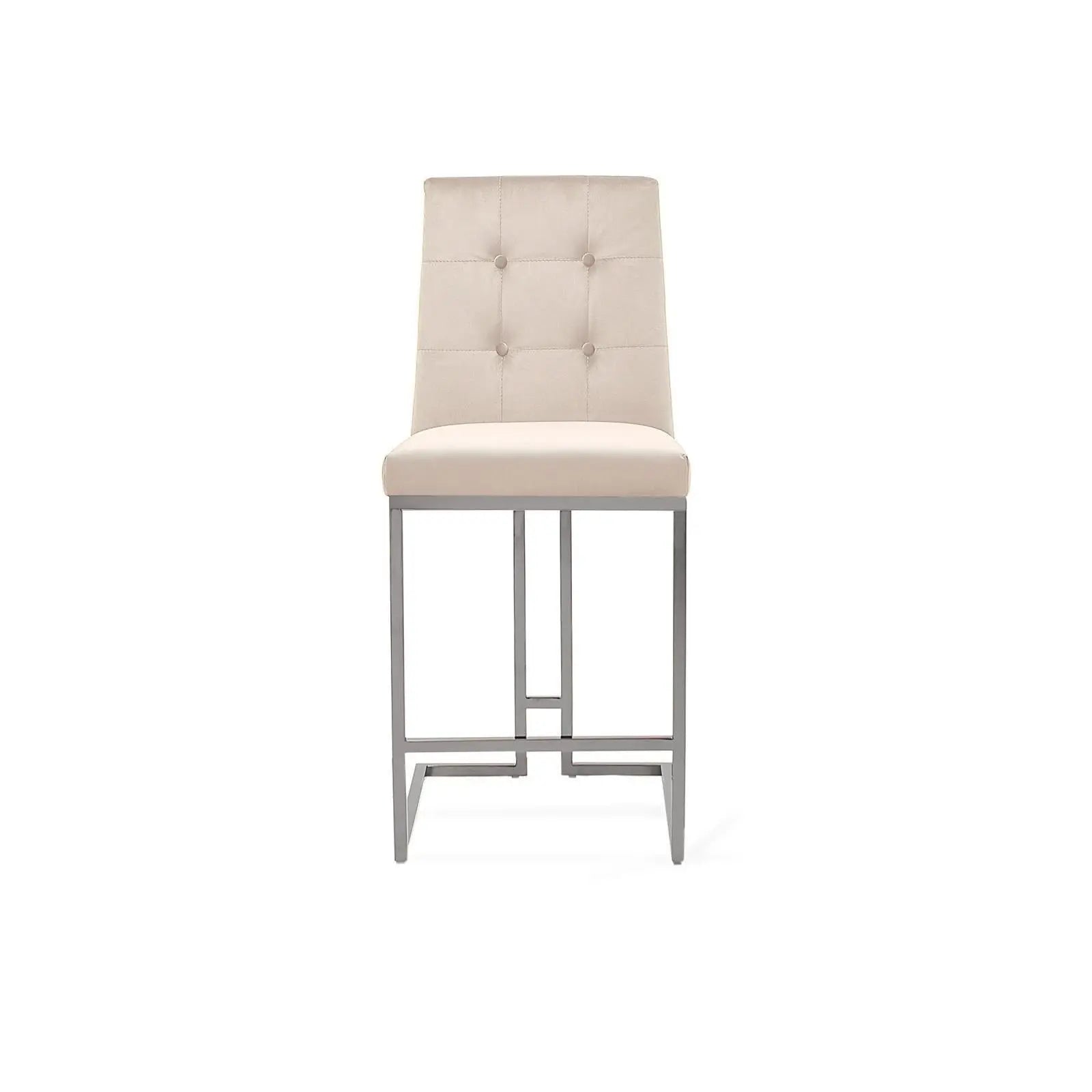 Cameron Silver Beige Counter Stool RG