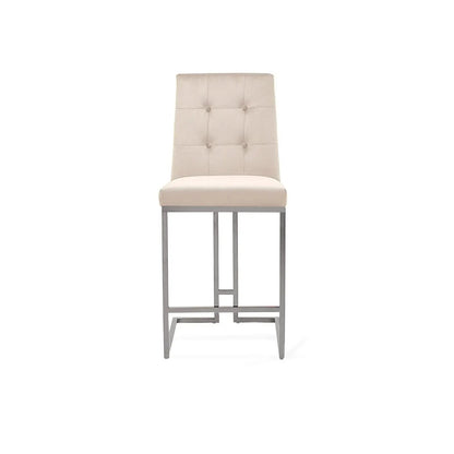 Cameron Silver Beige Counter Stool RG