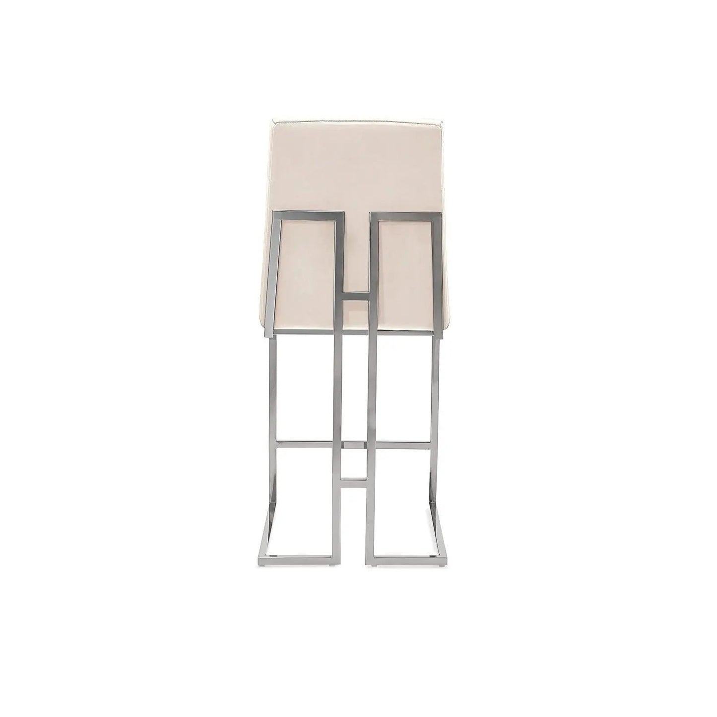 Cameron Counter Stool, Contemporary Silver