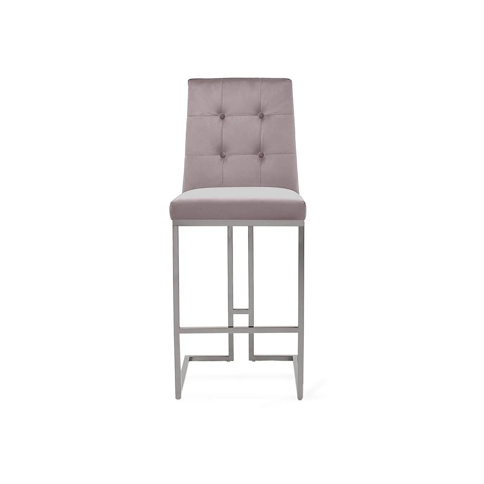 Cameron Silver Gray Bar Stool RG