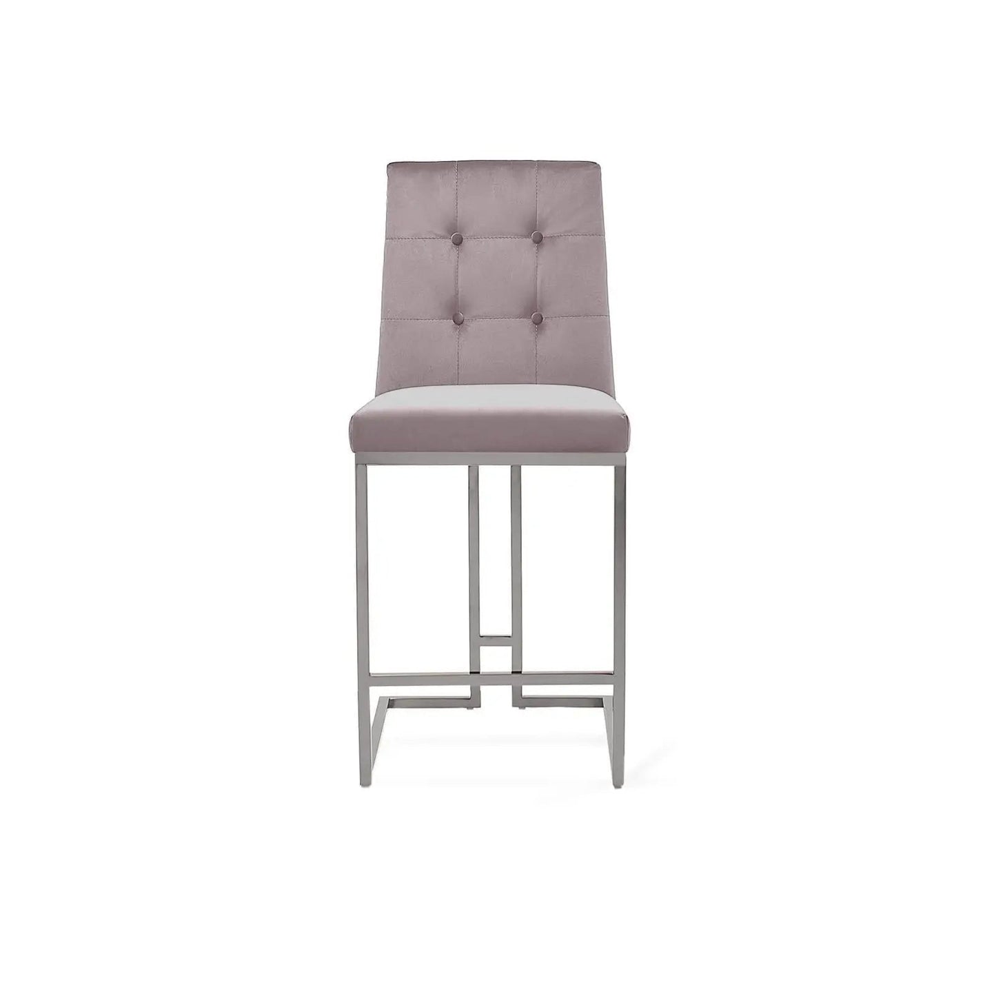 Cameron Silver Gray Counter Bar Stool RG