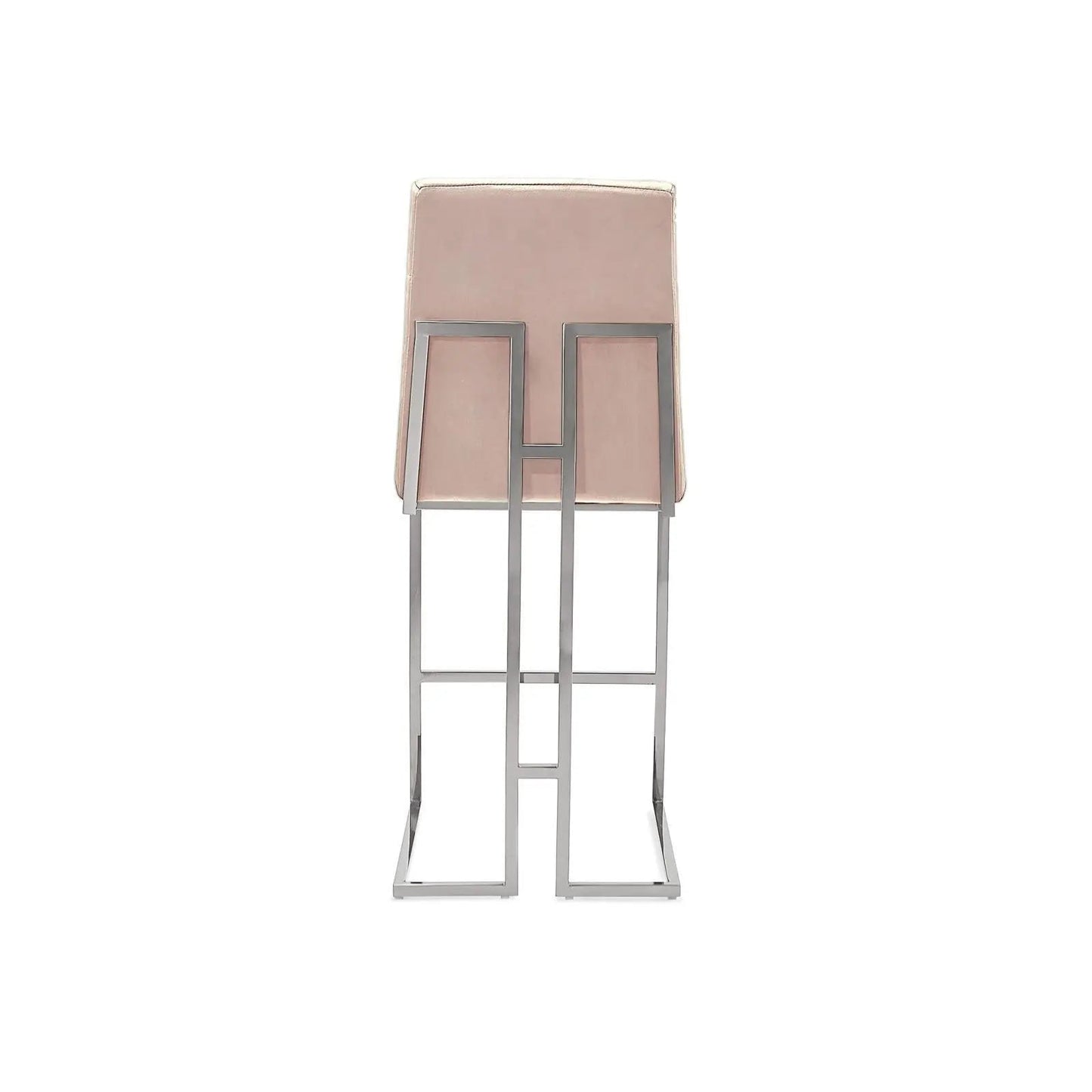 Cameron Bar Stool in Modern Silver
