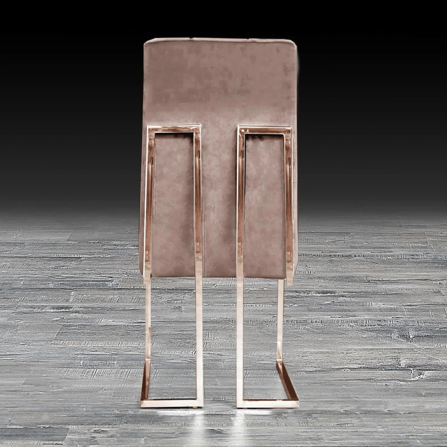 Cameron Rose Gold Elegant Dining Chair