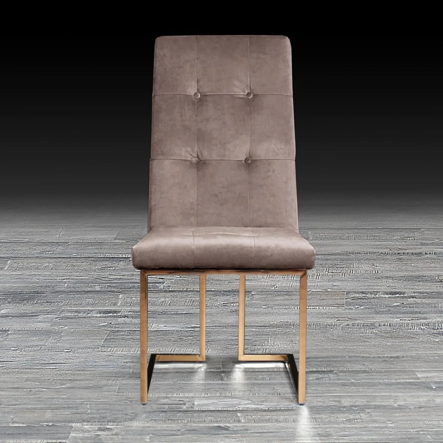Cameron Rose Gold Elegant Dining Chair